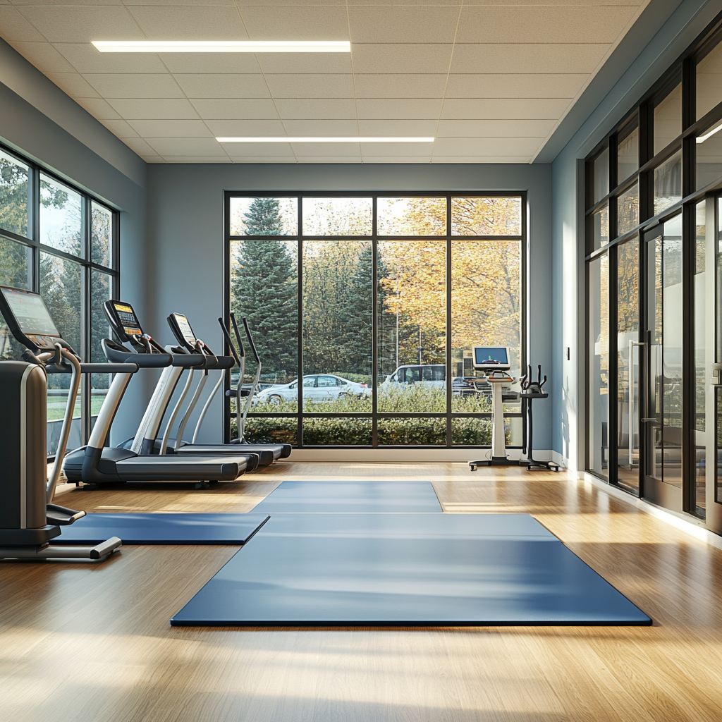 Сучасний фітнес-центр для старших людей